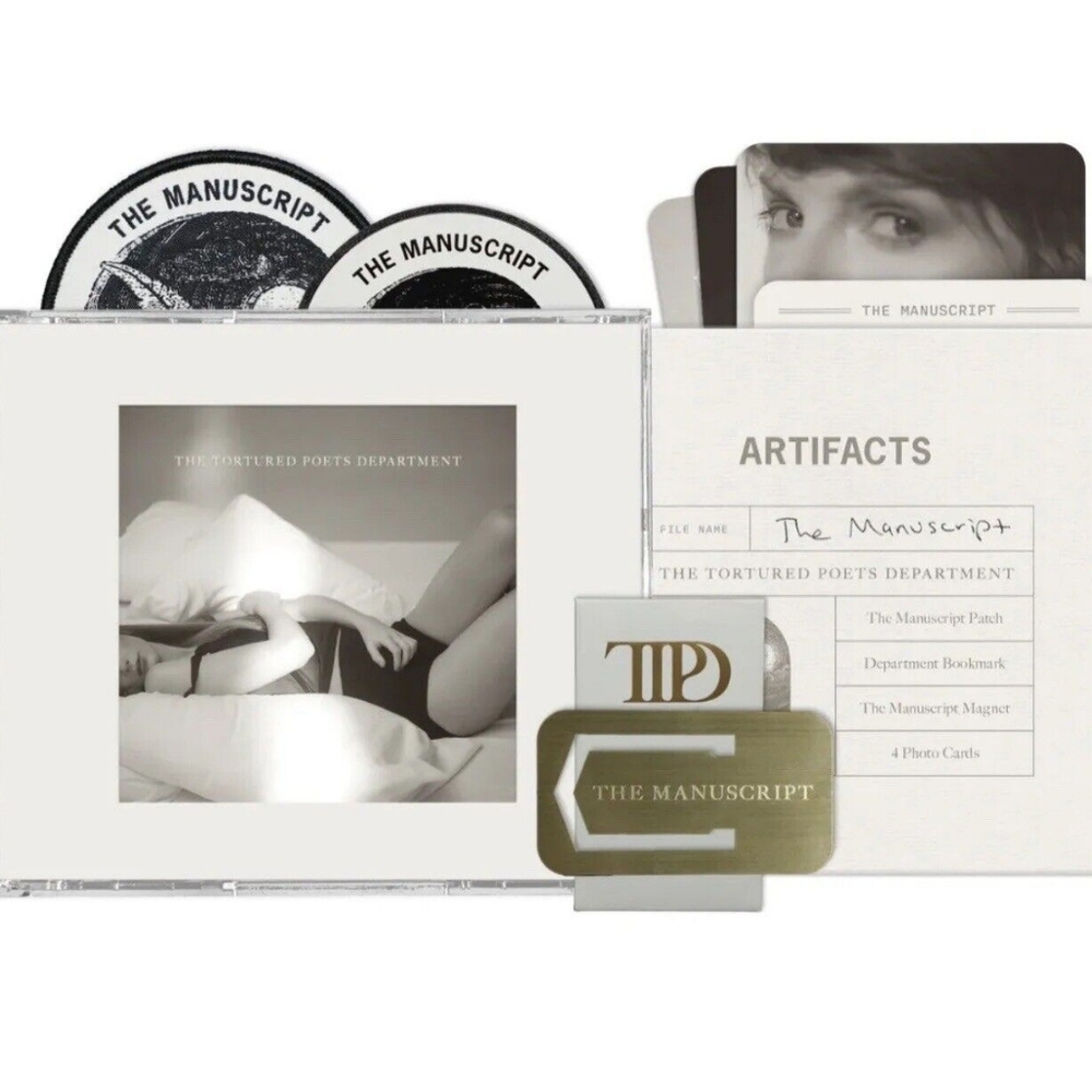 Taylor Swift Tortured Poets Department The Manuscript Deluxe Edition CD NIB